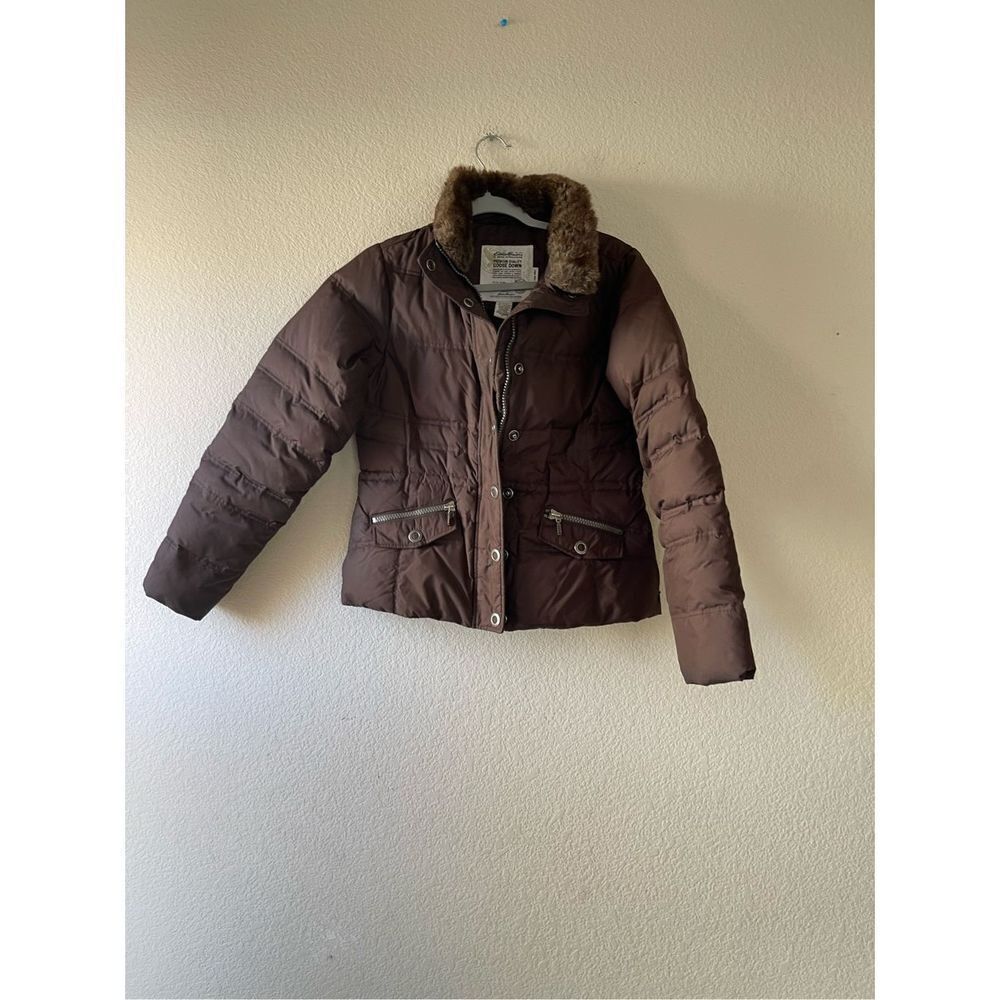 Eddie Bauer 700 fill goose down puffer jacket size small‎